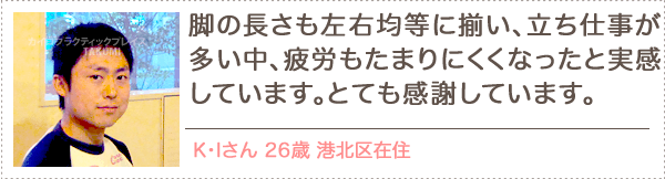 K・Iさん　26歳　港北区在住